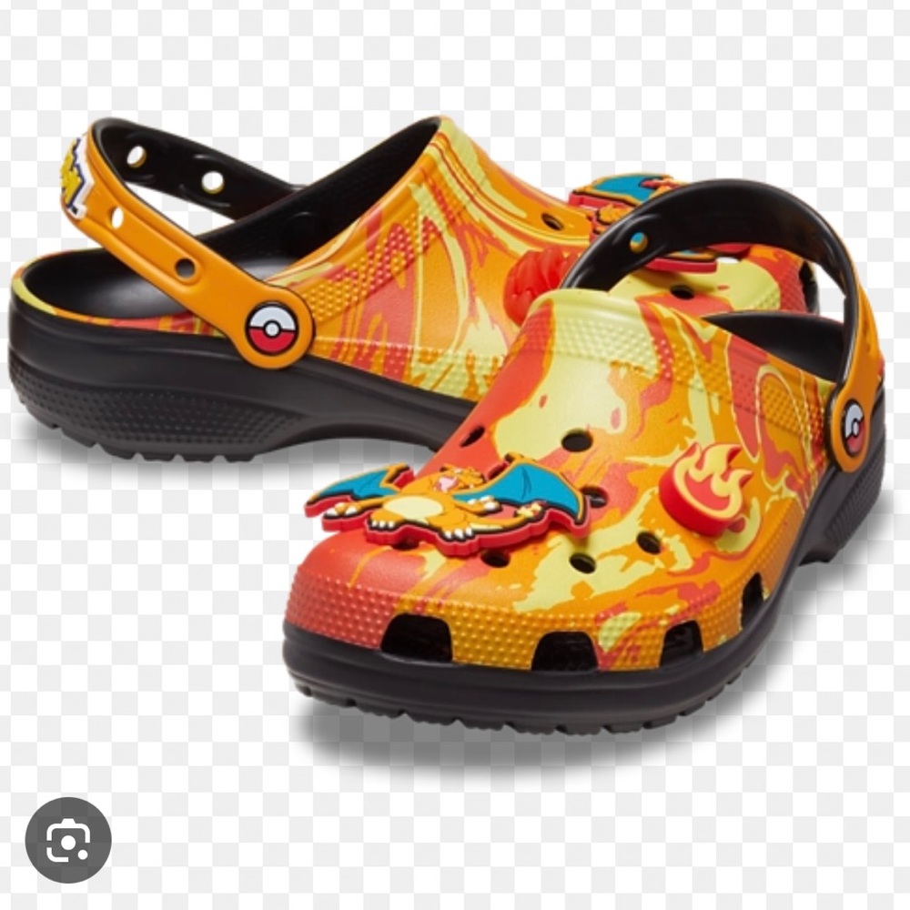 CROCS Pokémon charizards color way